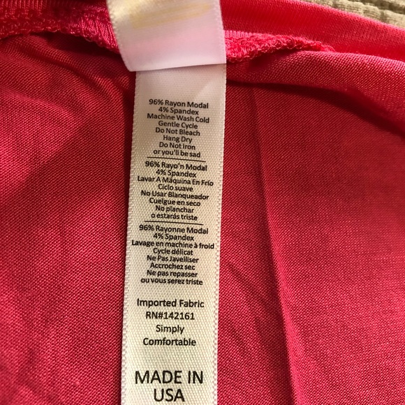 LuLaRoe XS pink Christy T NWT - Picture 3 of 3